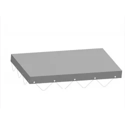 BACHE PLATE POUR BENNE PW3.6