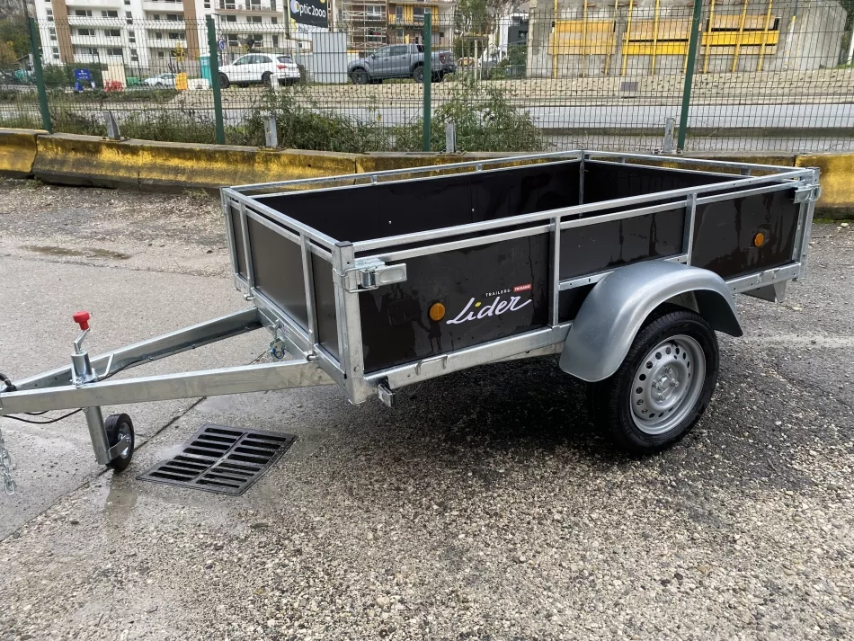 Remorque LIDER Bois 2 m – Essieu 750 réf. 43440 