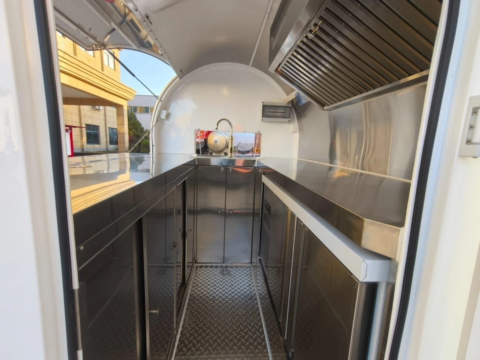 Remorque Mini Food Truck WB220-B – Hotte + Frigo 