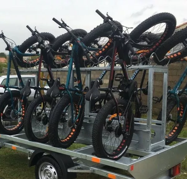 REMORQUE PORTE-VELOS SPECIALE VTT/VAE 20 PLACES