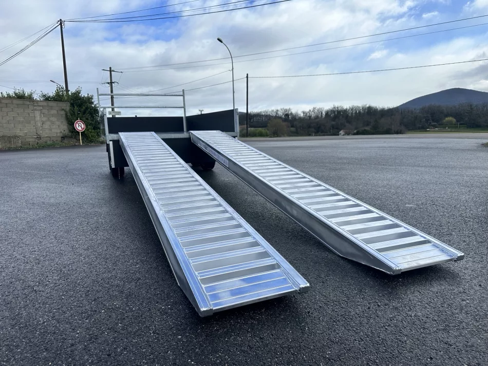 Rampe de chargement aluminium 3 m