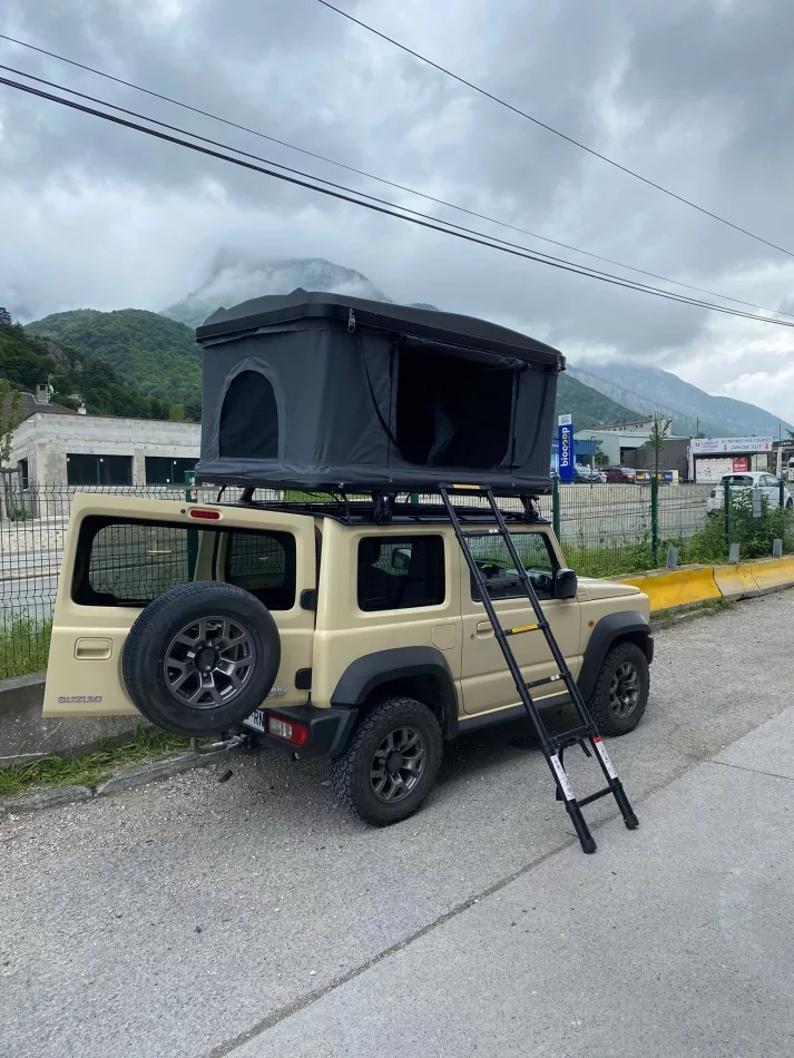 Tente de toit à coque rigide