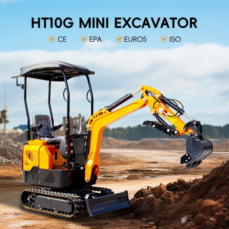 Mini-pelle HT10 1 tonne 